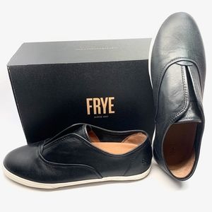 FRYE MINDY SLIP-ON LEATHER SNEAKER
